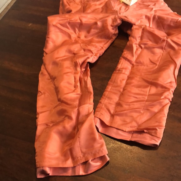 NWT Shantung Silk sz 8 peach Talbots Petites straight leg lined slacks - Picture 14 of 15